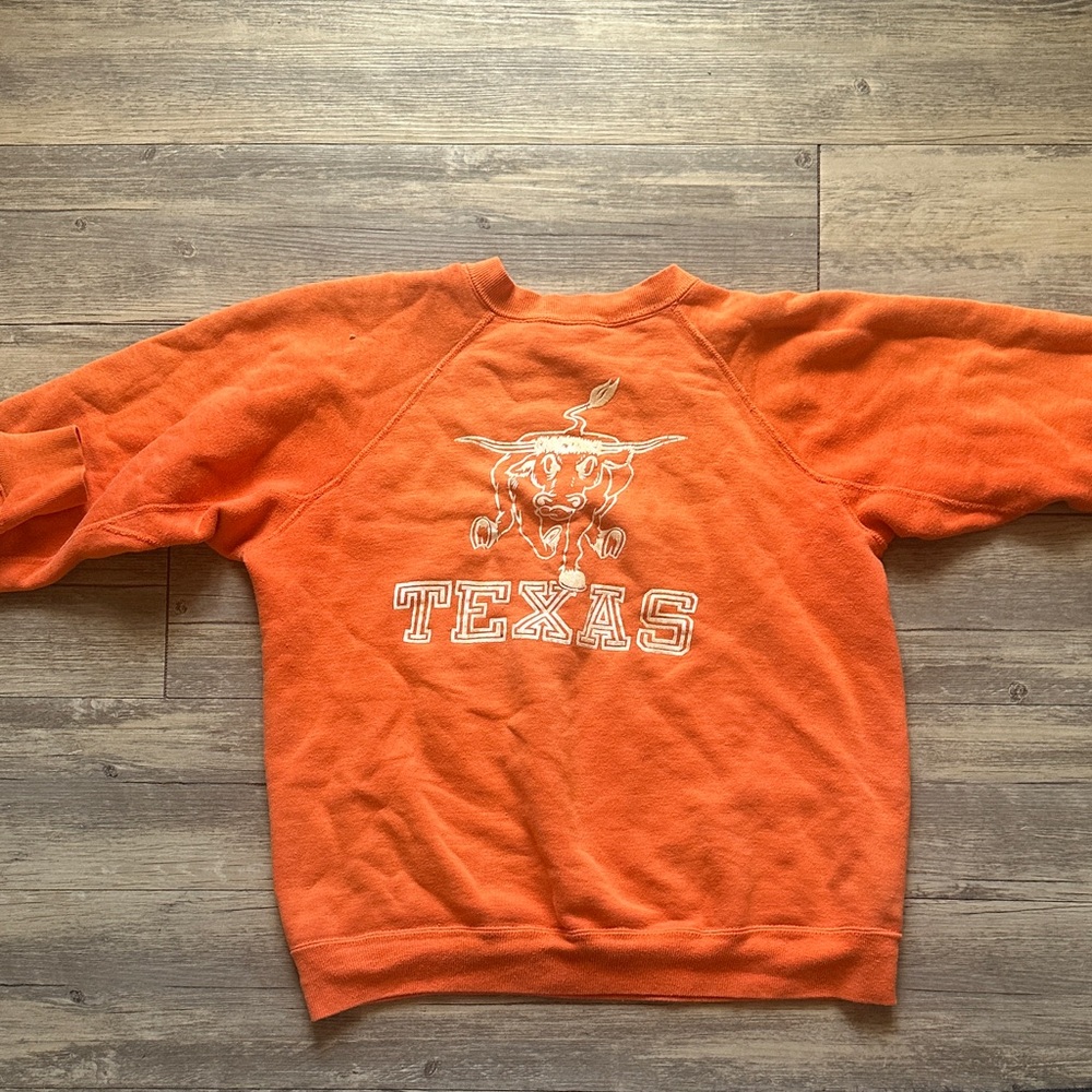 Vintage Texas Longhorns Bevo Graphic Sweatshirt